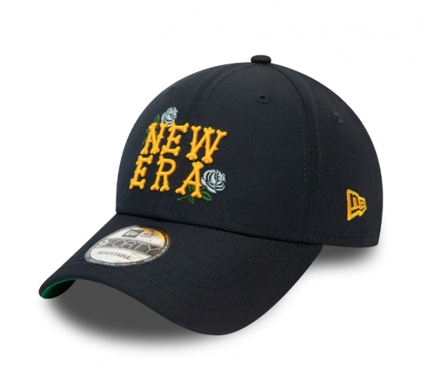 New Era Script 940 Strapback Navy