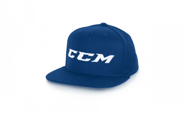 CCM Big Logo Flat Brim Snapback Navy