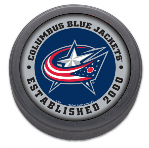 Hockey Puck NHL Columbus Blue Jackets